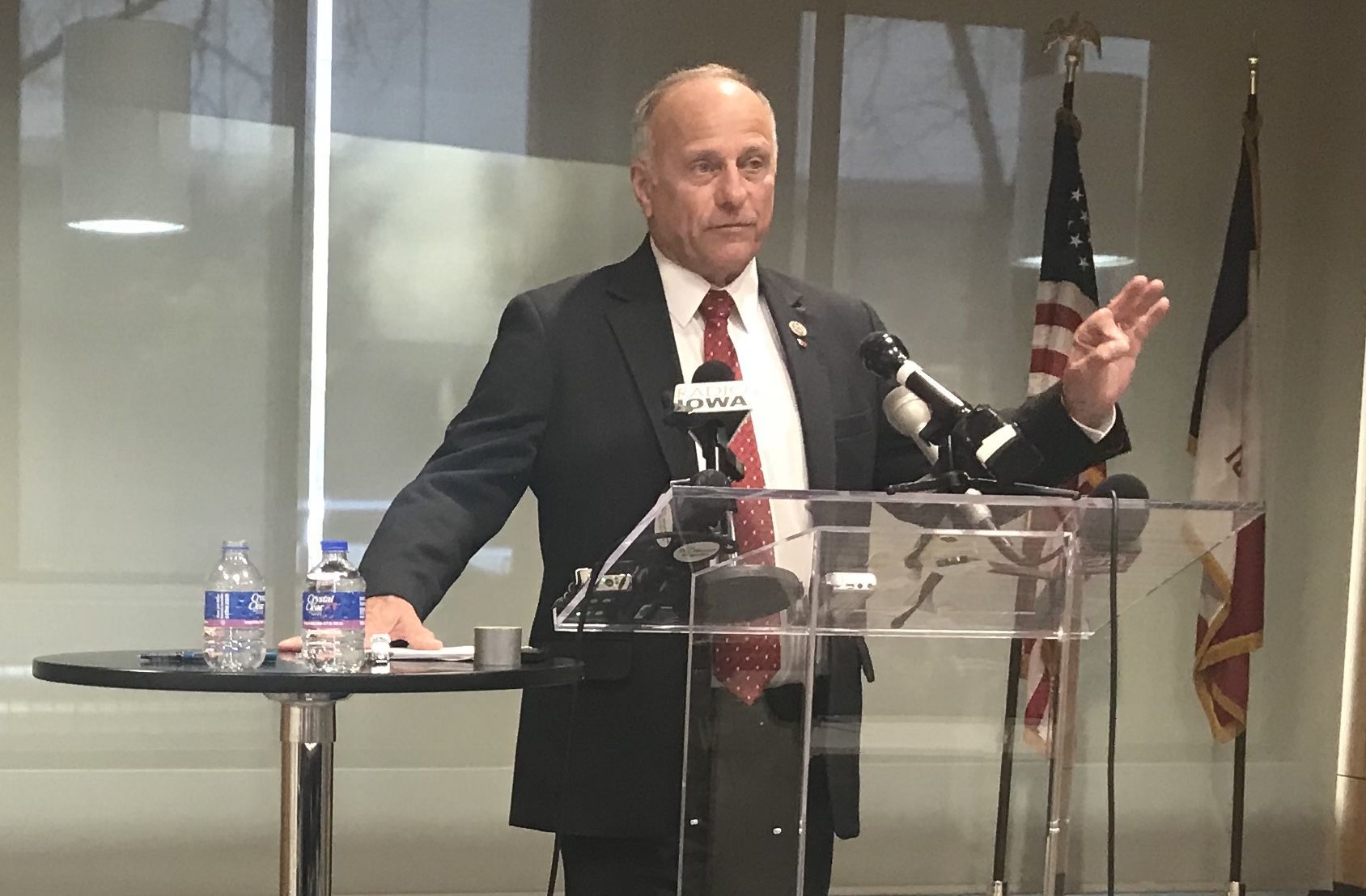 Steve King, Des Moines speech